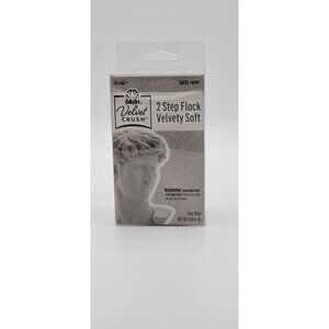 FolkArt Velvet Crush – 2 Step Flock Kit (Ivory) – Velvety Soft Texture – New Sea